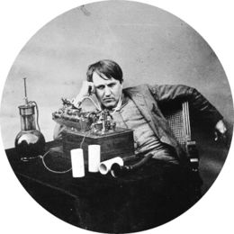 Phonographe d'Edison.