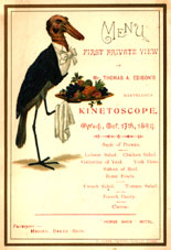 Une publicité annonçant l'exposition initiale de Londres, se déroulant le 17 octobre 1894